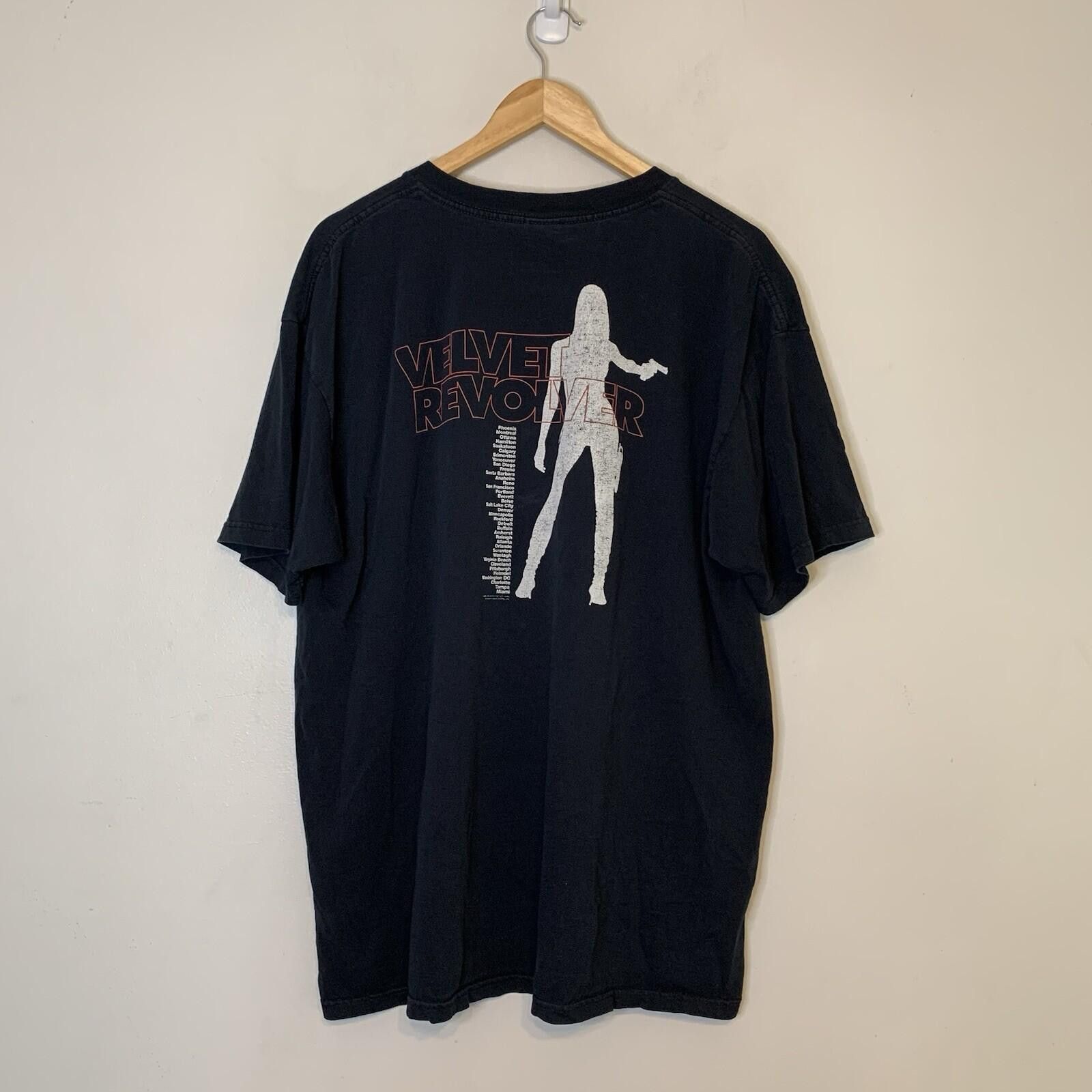 Vintage Vintage 2005 Velvet Revolver Tour Band Shirt Black Size XL Size US XL / EU 56 / 4 - 3 Thumbnail
