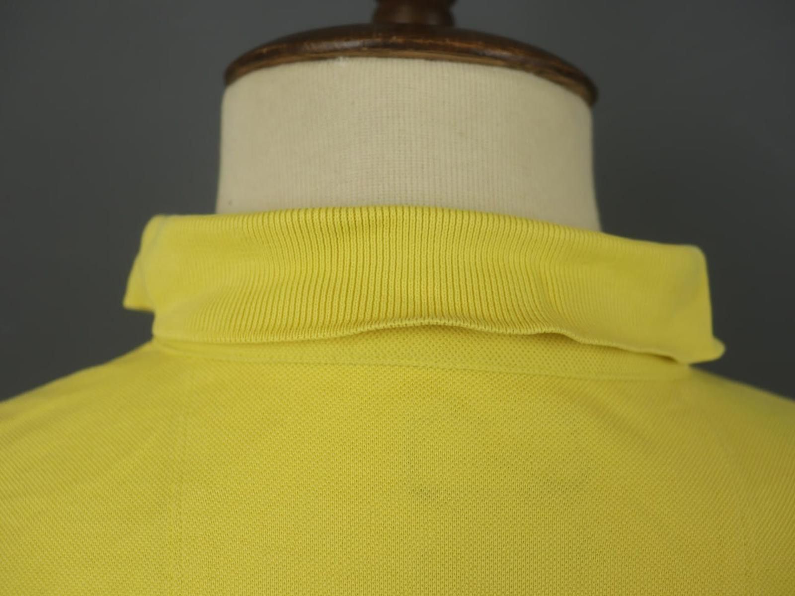 Faconnable Façonnable Yellow Cotton Collared Casual Polo Shirt Size XL Size US XL / EU 56 / 4 - 8 Thumbnail