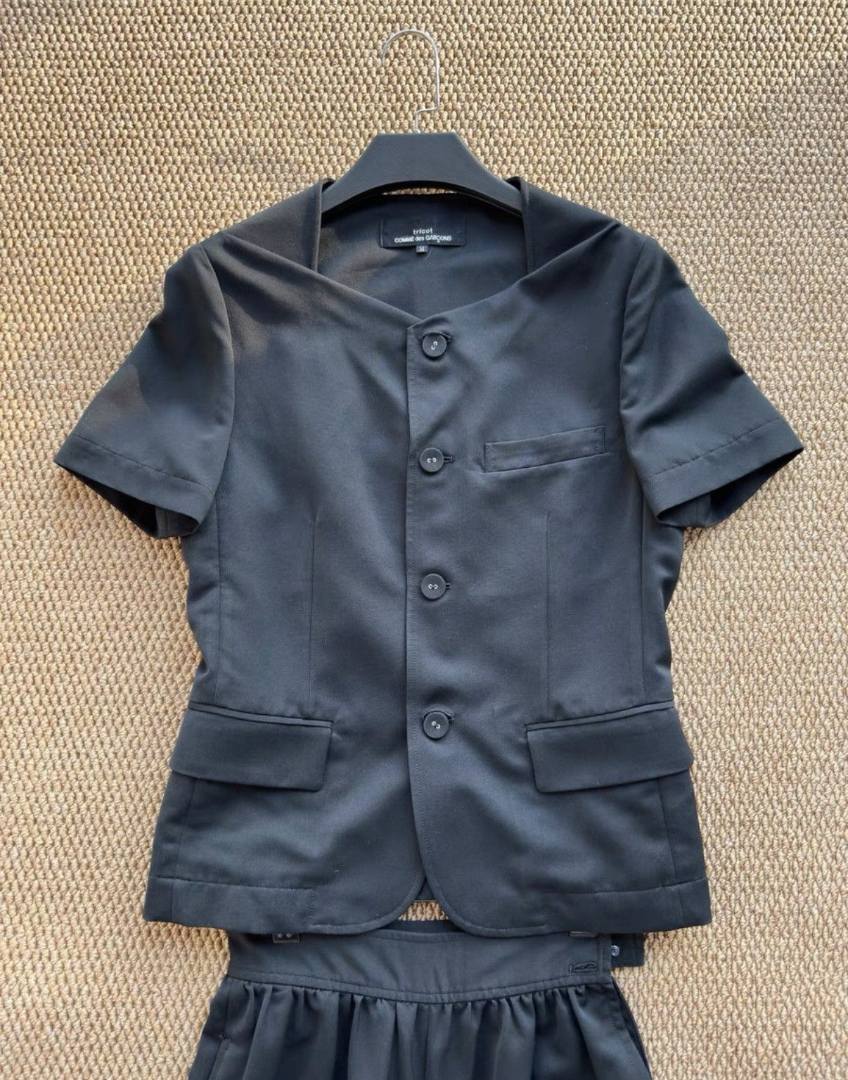 Comme des Garcons Comme des Garcons Wool Shirt & Wide-Leg Pants Set K23 Size M / US 6-8 / IT 42-44 - 1 Thumbnail