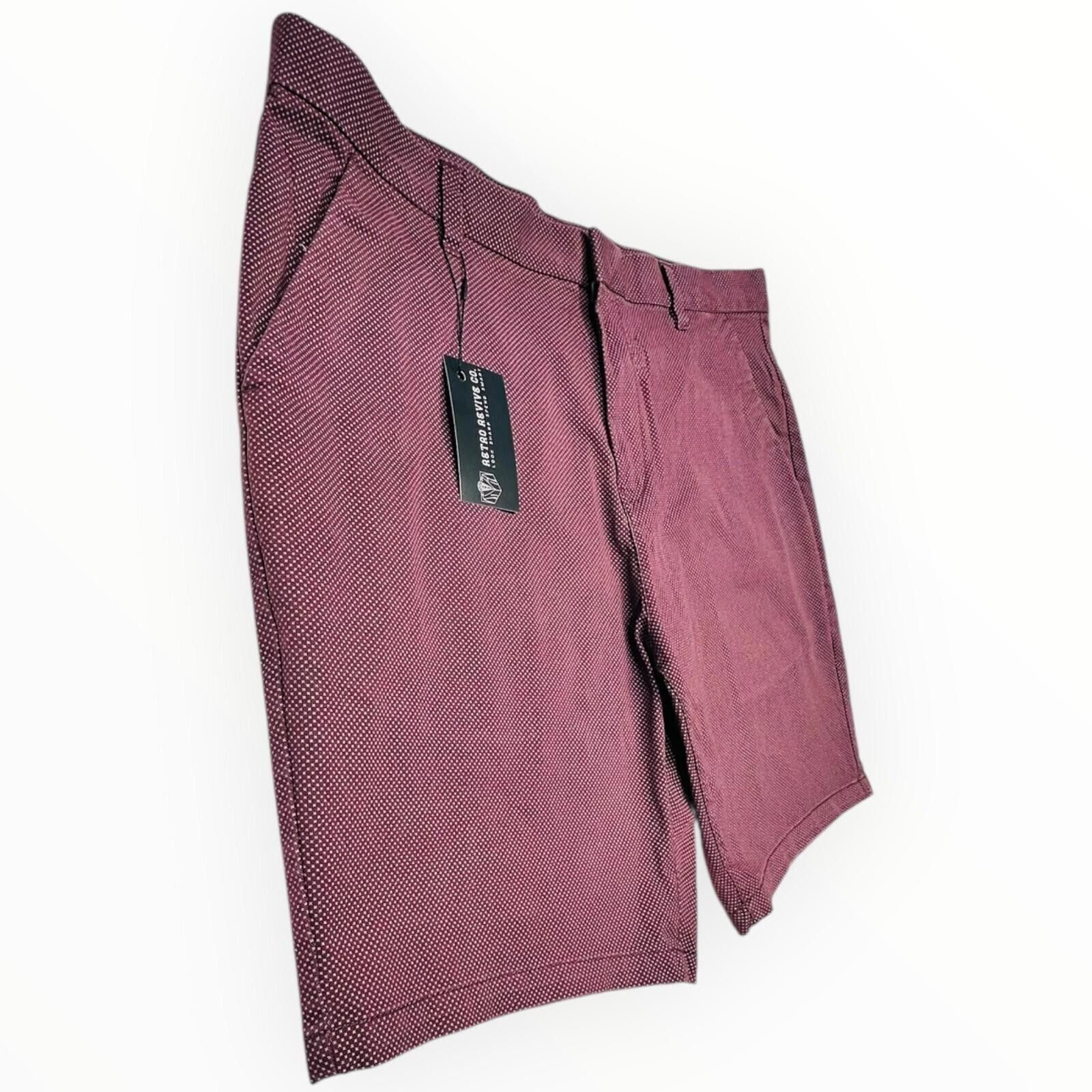 NEXT Next Shorts Men's UK Size 2XL Red Straight Fit Zip Button Size US 40 / EU 56 - 4 Thumbnail