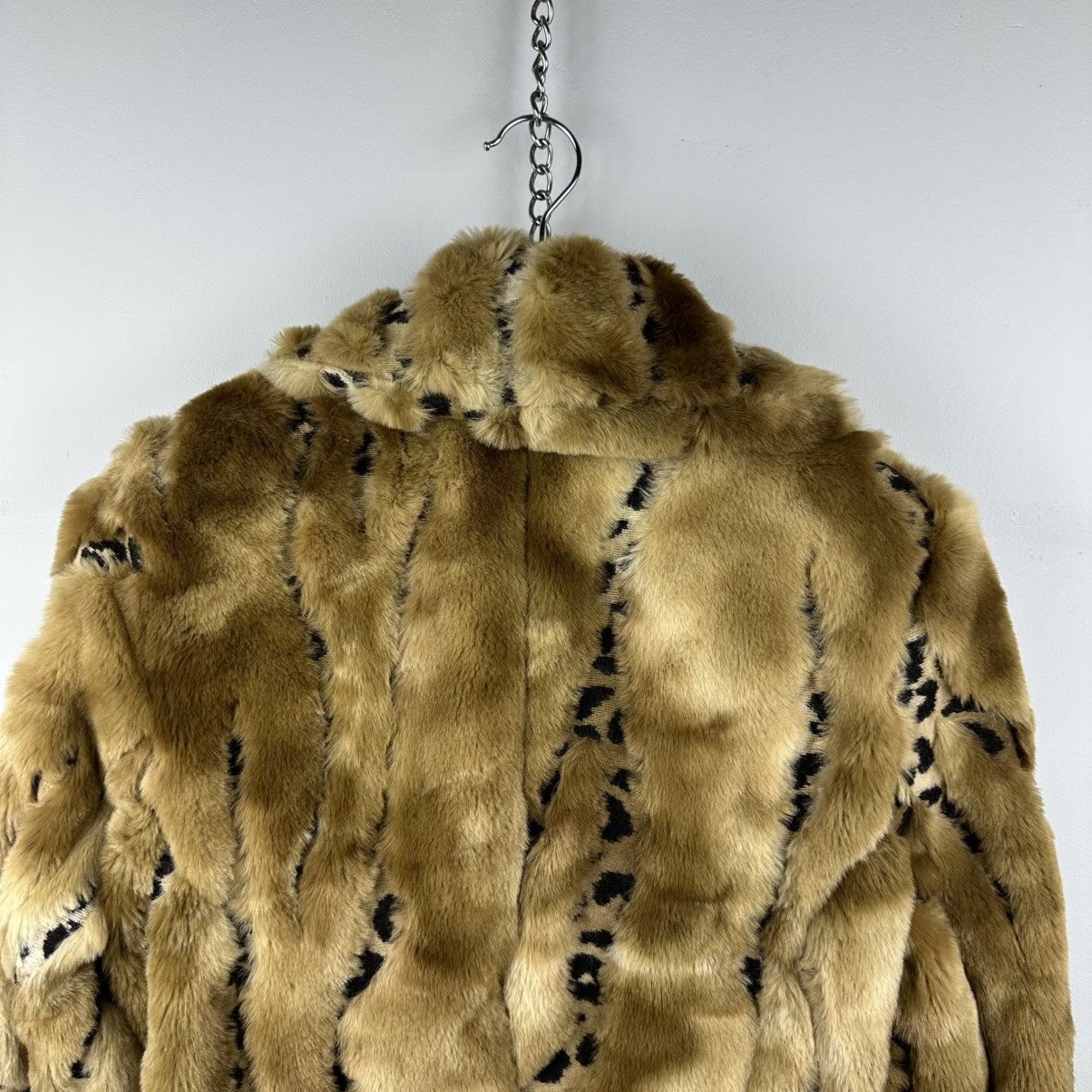 Vintage Vintage Bimbo Girl Y2K Glamour Leopard Fur Coat Size M / US 6-8 / IT 42-44 - 14 Thumbnail