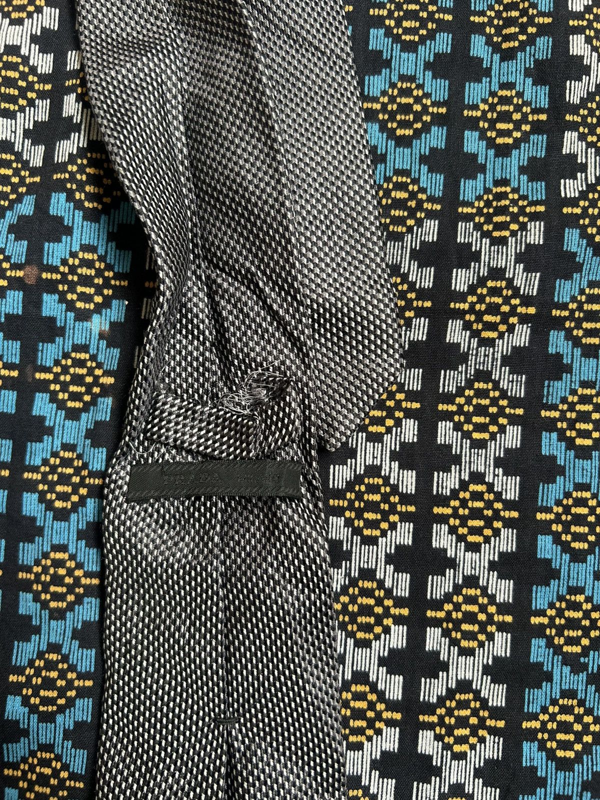 Prada Black Prada Tie Size ONE SIZE - 3 Thumbnail