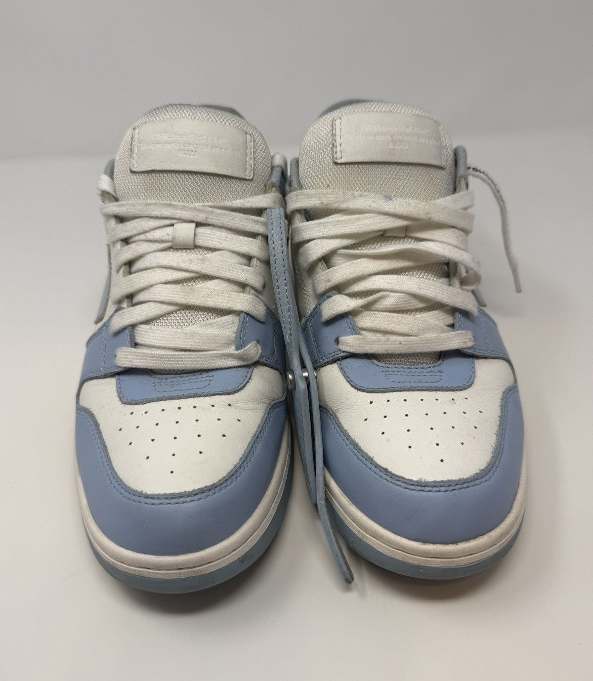 Off-White Off-White Out of Office Sneaker Light Blue Size US 9 / EU 42 - 2 Thumbnail