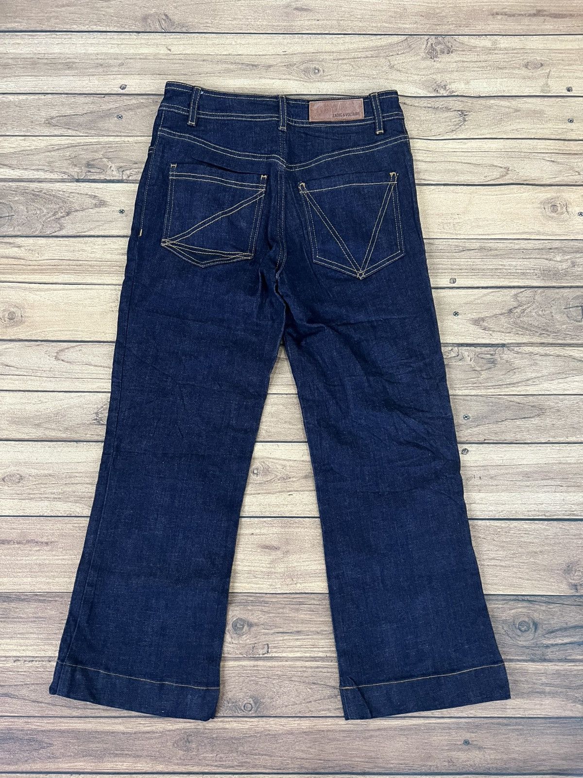 Zadig & Voltaire Zadig and voltaire cropped 7/8 ZV logo denim pants Size 24" / US 00 / IT 34 - 1 Thumbnail