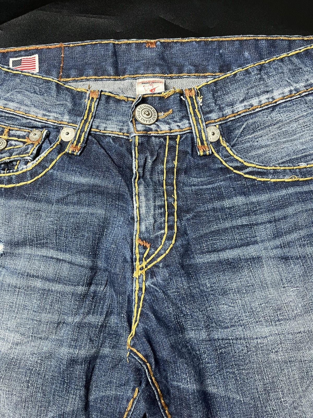 If Six Was Nine TRUE RELIGION TRUE FLARE JEANS Size US 31 - 11 Thumbnail