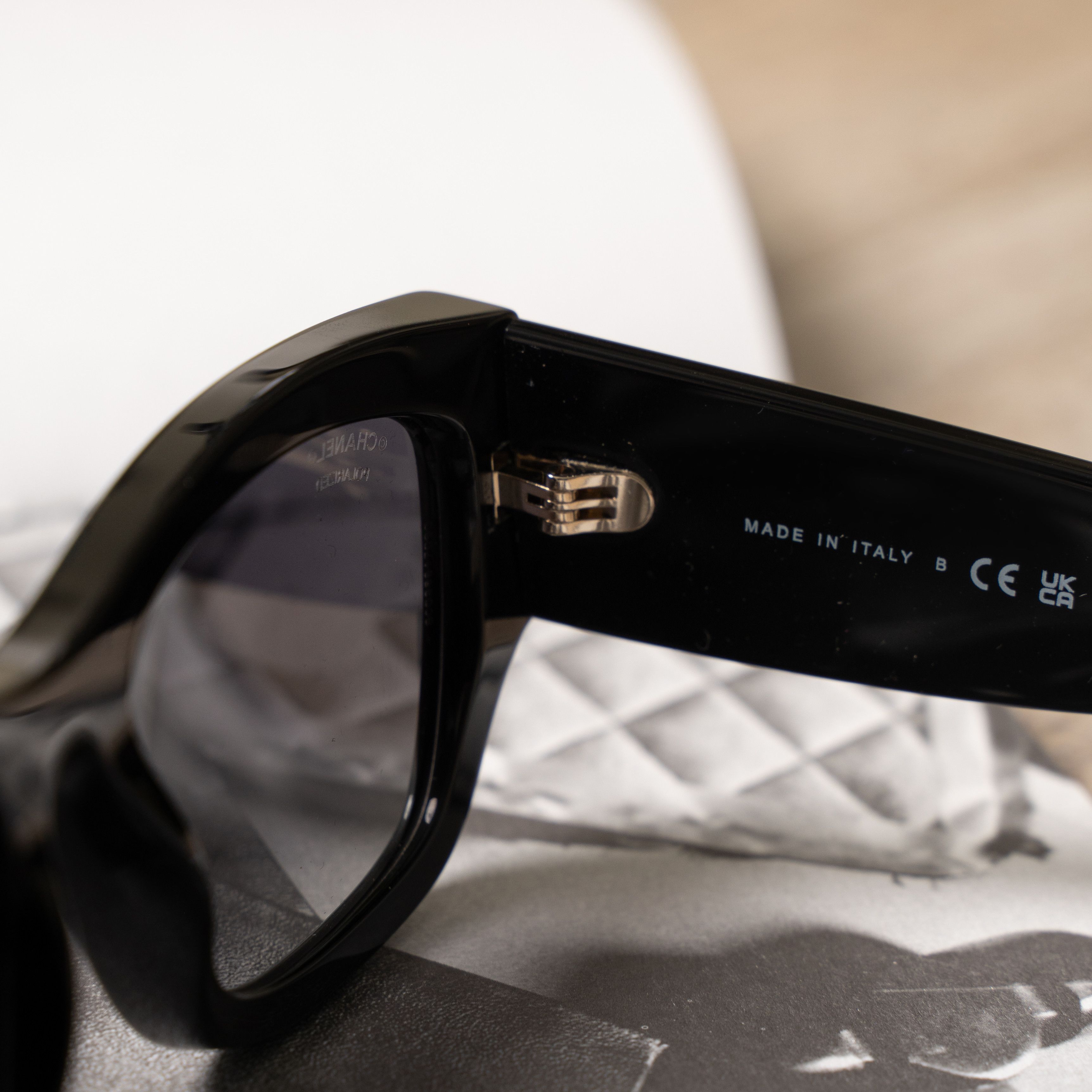 Chanel CHANEL 0CH5507 C622S8 Sunglasses BLACK Size ONE SIZE - 5 Thumbnail