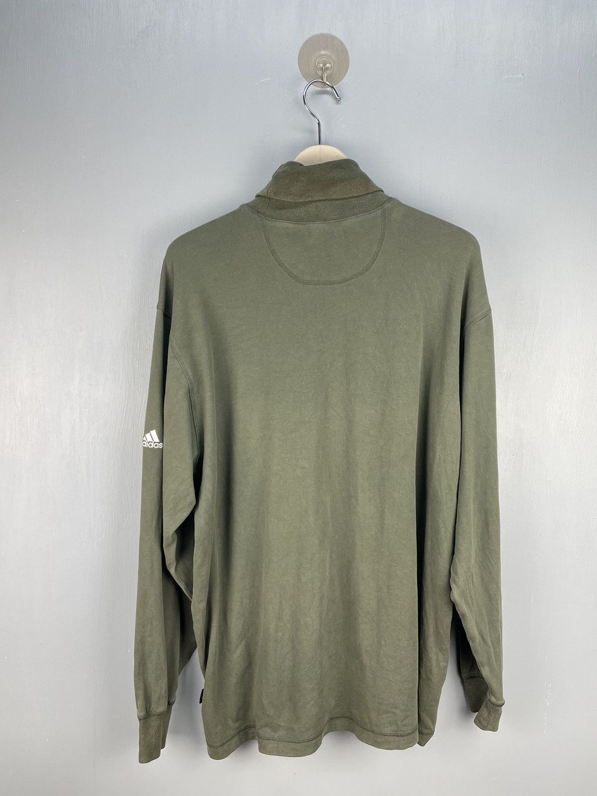 Adidas × Vintage Vintage Adidas turtleneck long sleeve shirt Size US XL / EU 56 / 4 - 2 Thumbnail