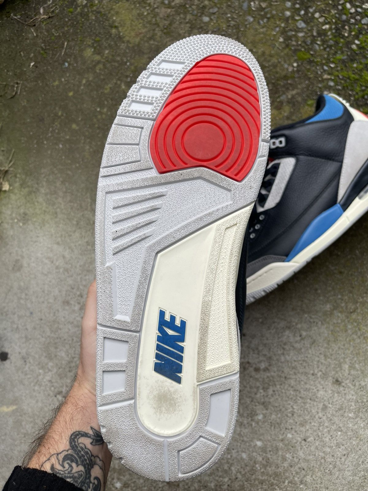 Jordan Brand Worn once jordan 3 retro og rare air Size US 13 / EU 46 - 4 Thumbnail