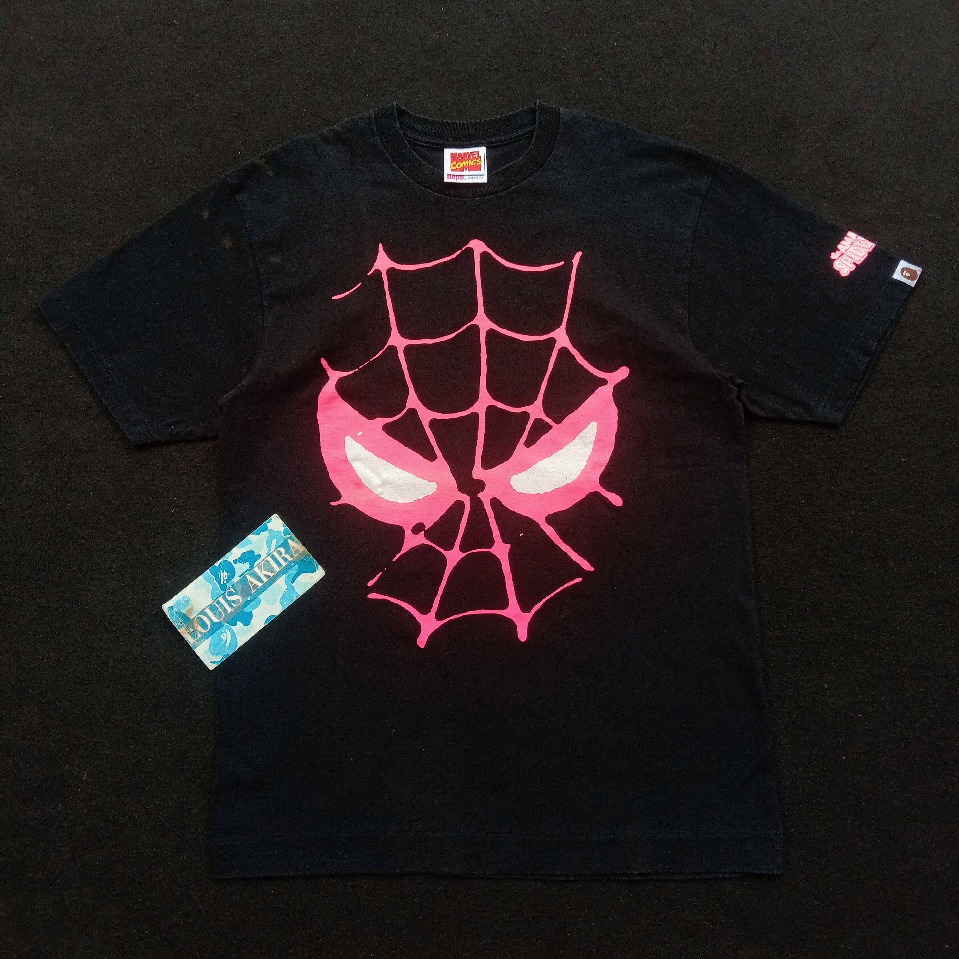 Bape Bape x Marvel Spiderman Tee (2006) Size US M / EU 48-50 / 2 - 1 Thumbnail