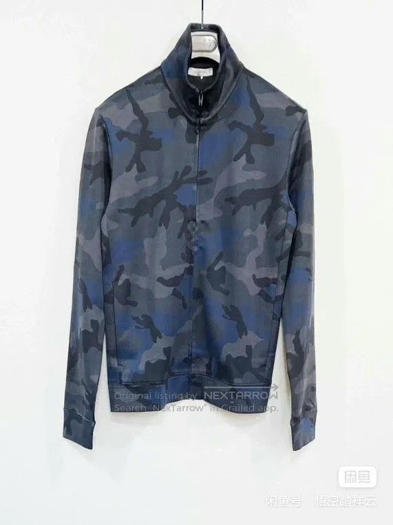 Other Valentino Sweatshirt jacket blue camouflage men's hooded j Size S / US 4 / IT 40 - 7 Thumbnail