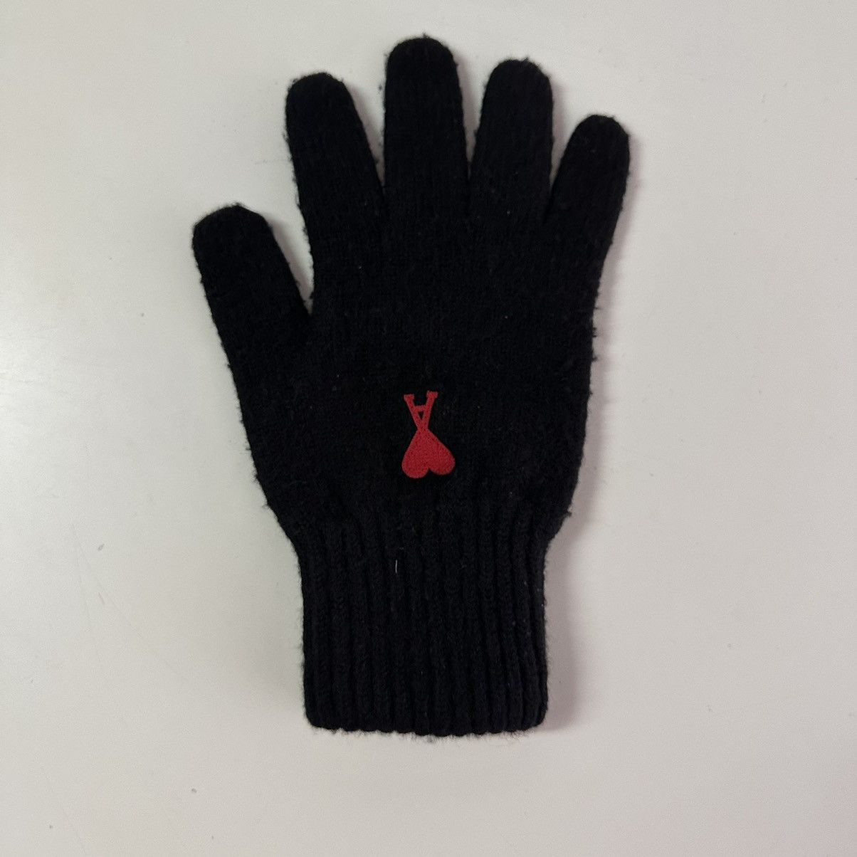 AMI Rare Ami Knit Gloves Size ONE SIZE - 10 Thumbnail