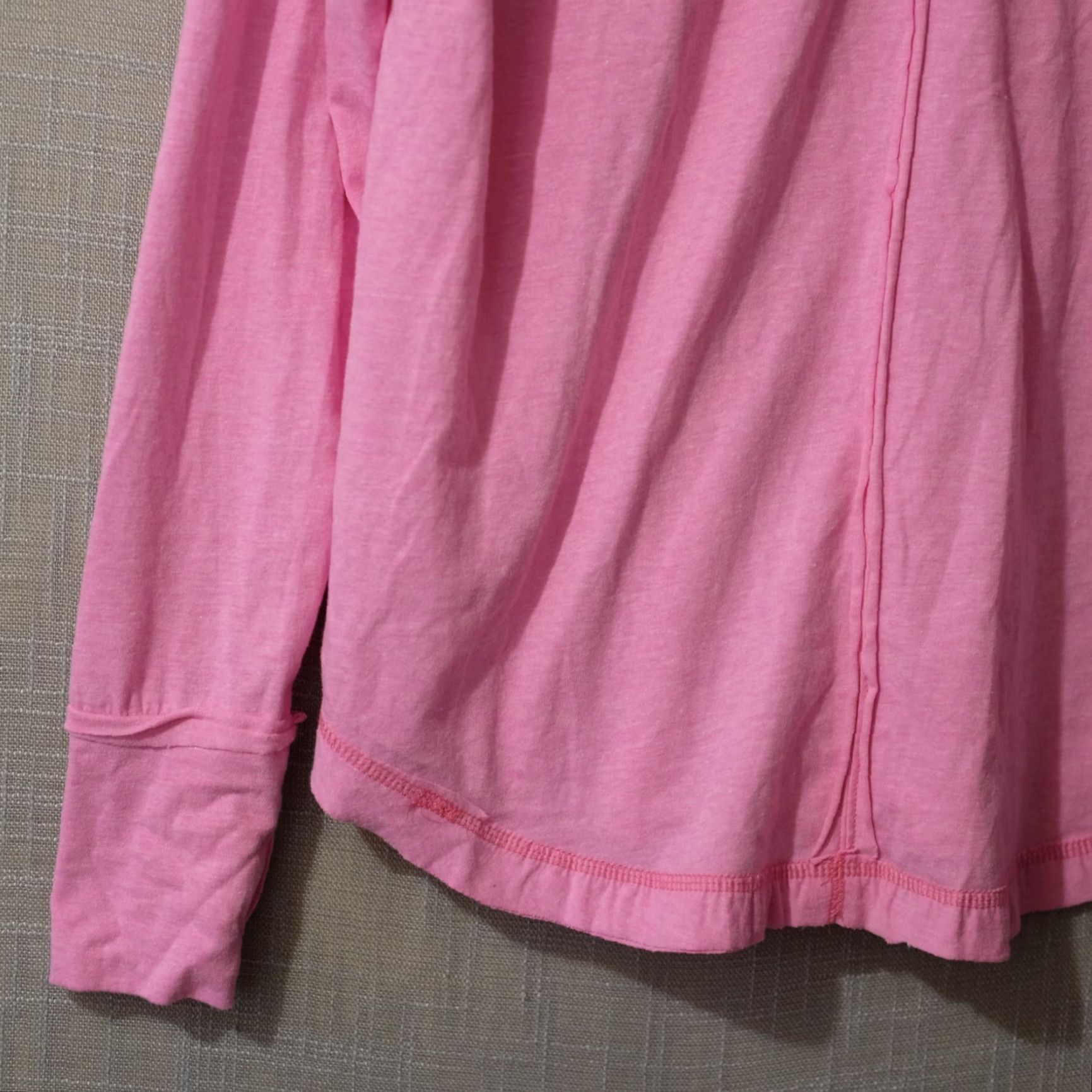 Vintage Nwot! Zenana Long Sleeve Pink Henley T Shirt Thumb Hole Women's M #H86-6 Size M / US 6-8 / IT 42-44 - 7 Thumbnail