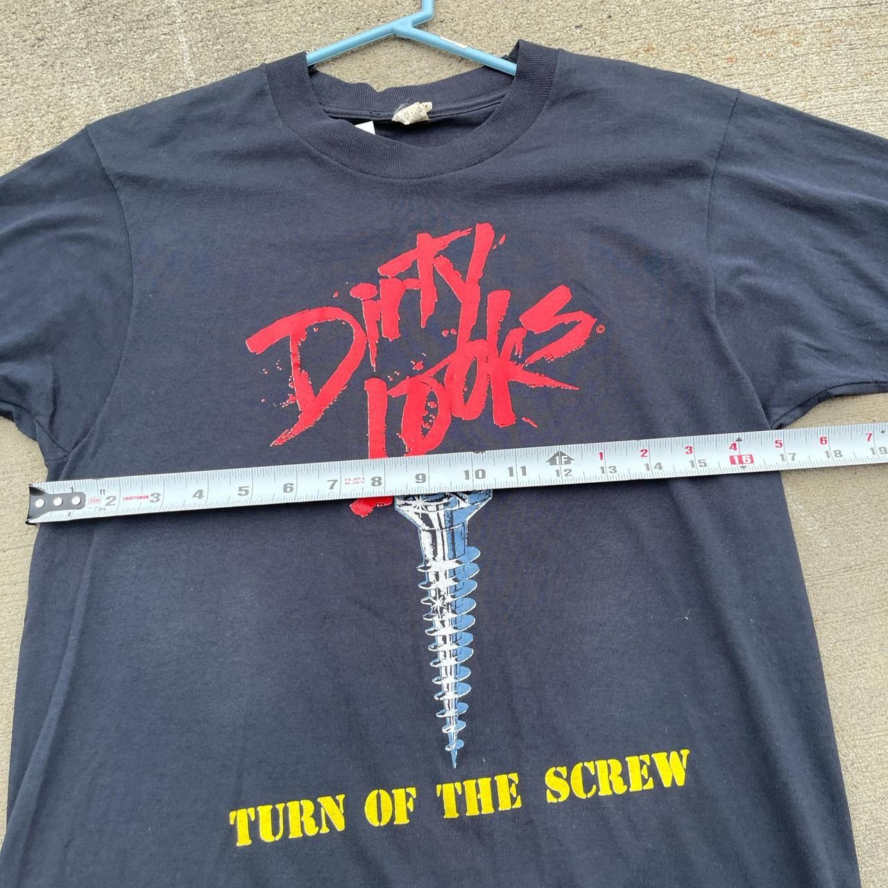 Vintage Vintage 80s Hard Rock dirty looks whos screwing you tee Size US M / EU 48-50 / 2 - 4 Thumbnail