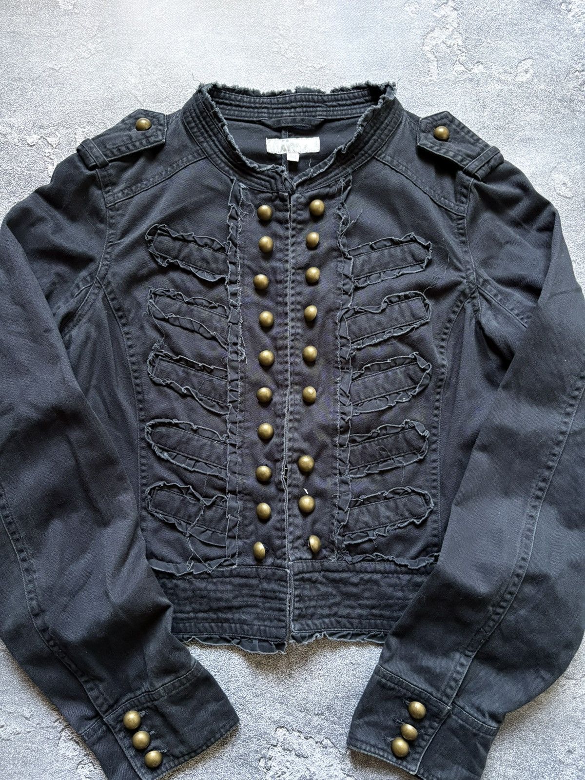 Hysteric Glamour Crazy Vintage Military Napoleon Japanese Grunge Jacket Y2K Size S / US 4 / IT 40 - 4 Thumbnail