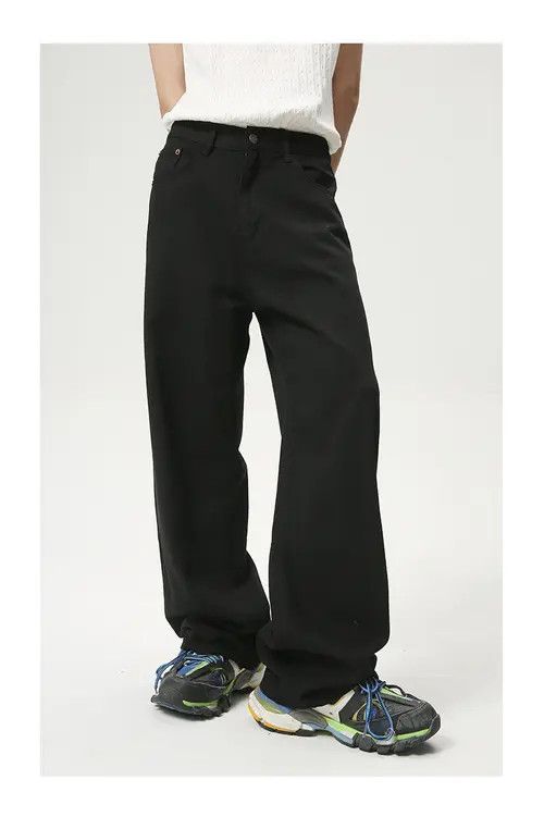 Other Classic black straight loose casual jeans Size US 32 / EU 48 - 3 Thumbnail