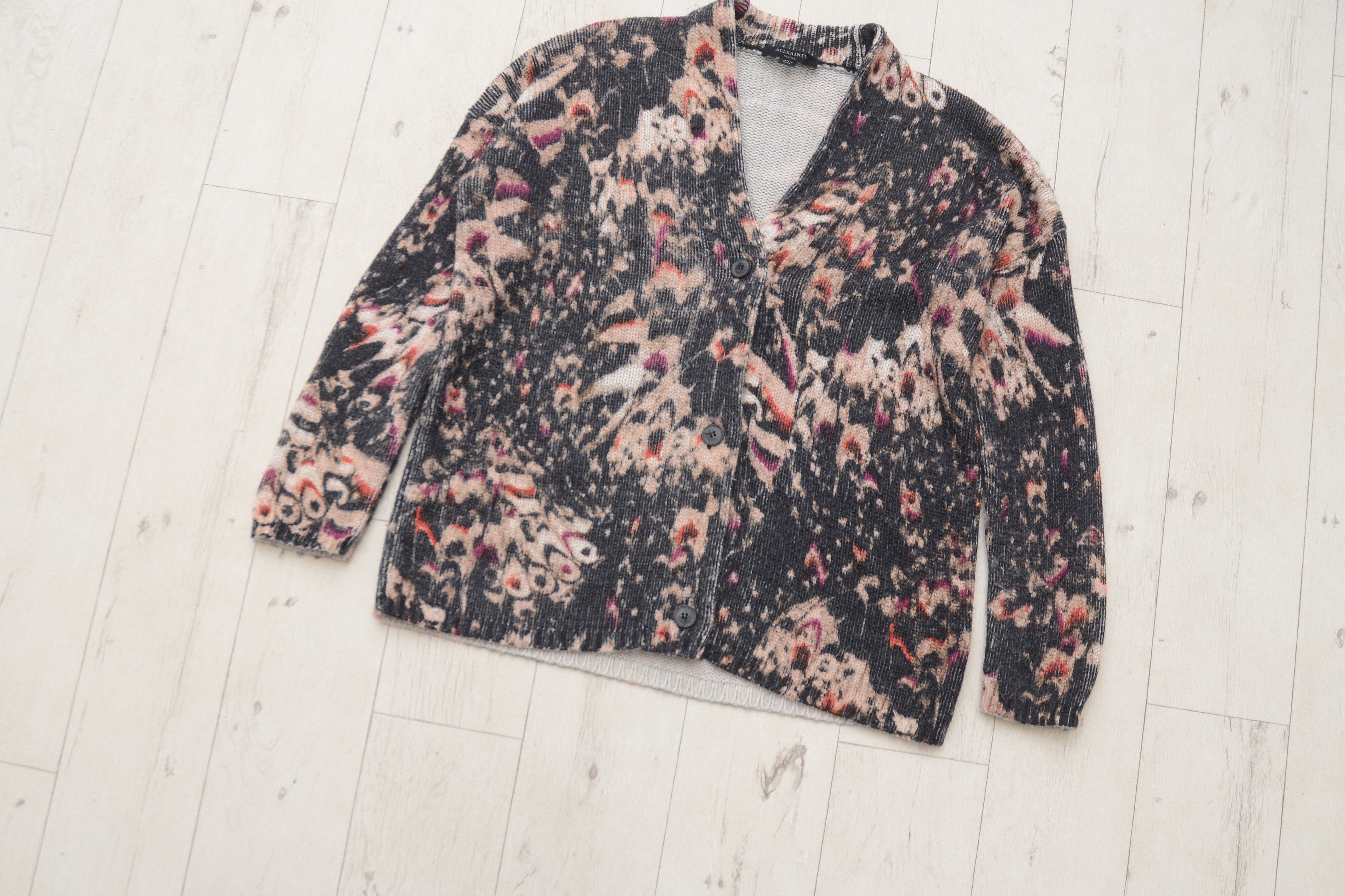 Allsaints × Designer AllSaints Wing Cardigan Avant-Garde Style Y2K Oversized Size S / US 4 / IT 40 - 3 Thumbnail