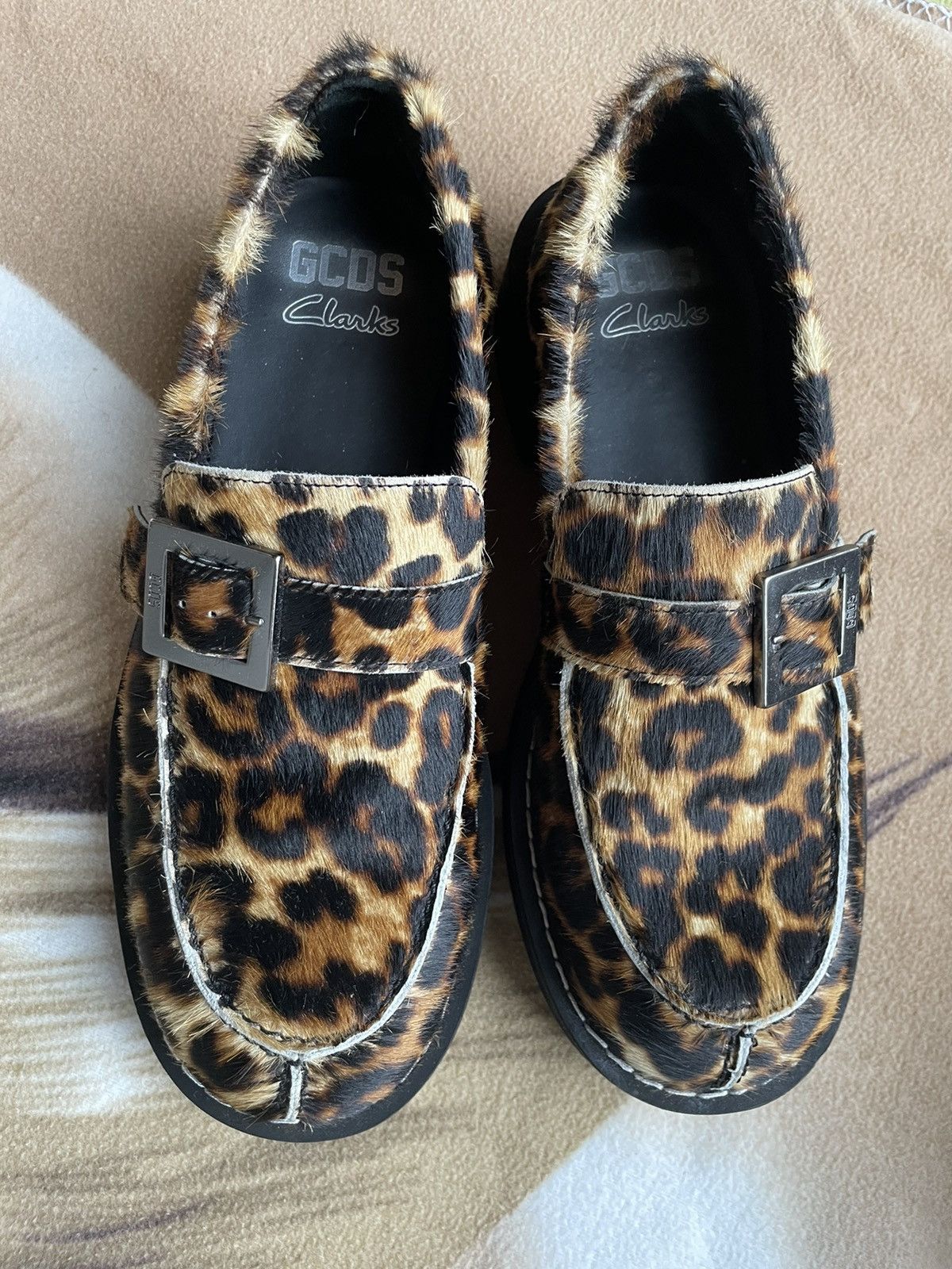 Clarks × GCDS Leopard Clark’s x GCDS loafer Size US 9.5 / EU 42-43 - 3 Thumbnail