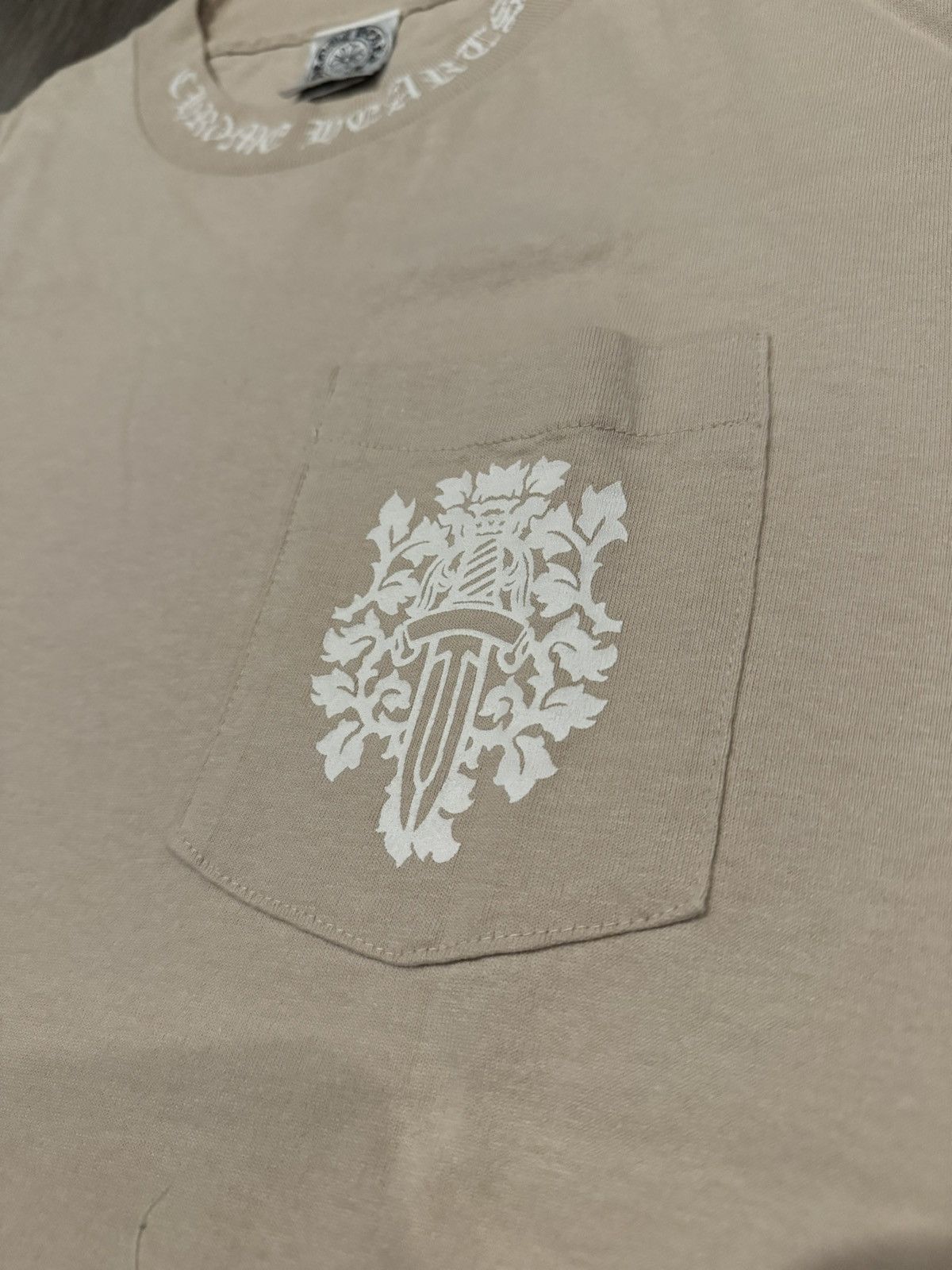 Chrome Hearts Chrome Hearts x Browns London Cream Beige Tee Small Size US S / EU 44-46 / 1 - 5 Thumbnail
