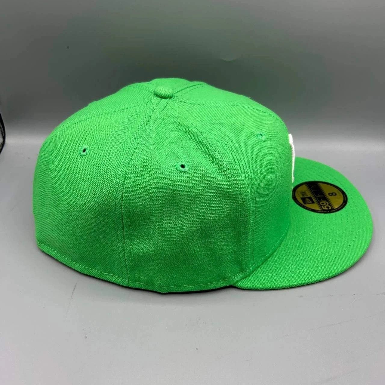 New Era Los Angeles LA Dodgers Hat Men 8 Green MLB Fitted Cap New Size ONE SIZE - 6 Thumbnail