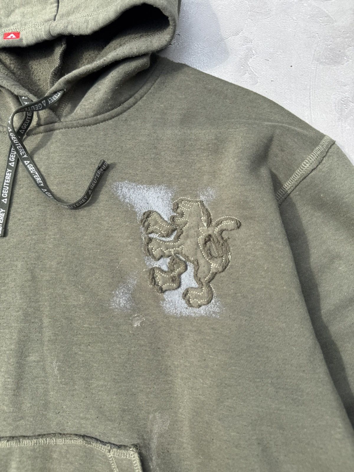 Vintage Vintage Geuterey Diesel Style Baggy Y2k Hoodie Size US L / EU 52-54 / 3 - 6 Thumbnail