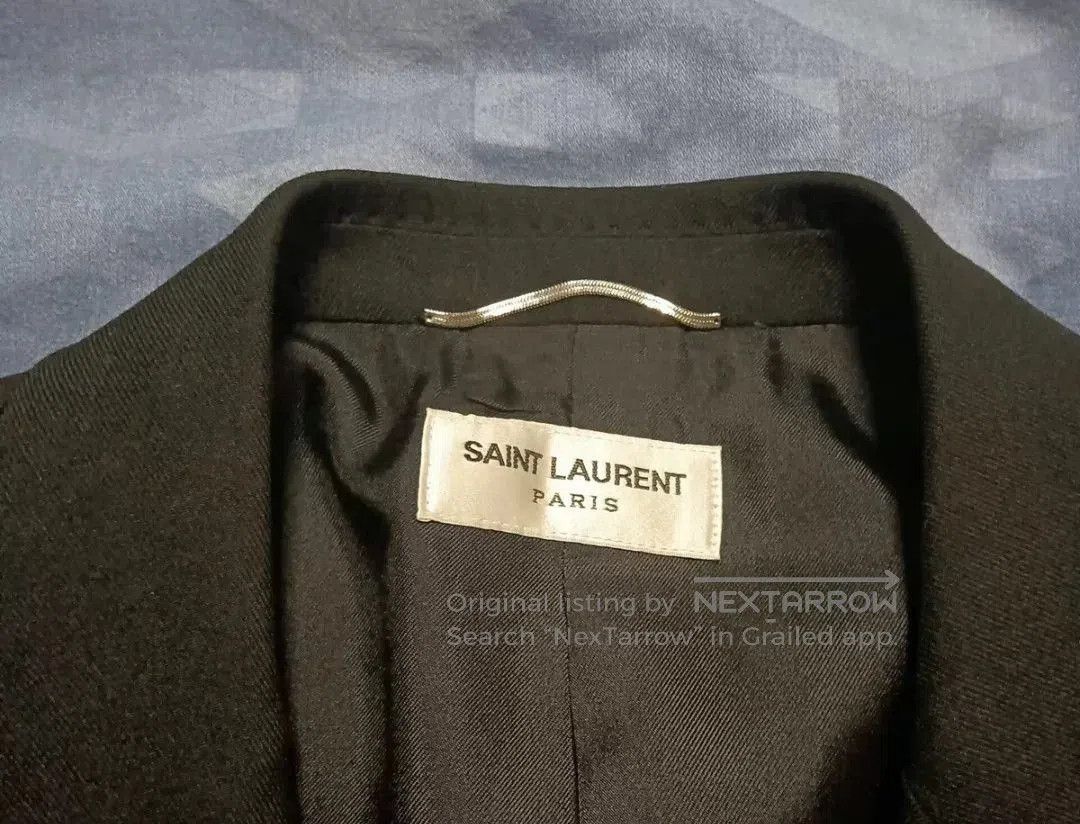 Saint Laurent Paris Saint Laurent Black Smoking Suit Jacket. Size US M / EU 48-50 / 2 - 4 Thumbnail
