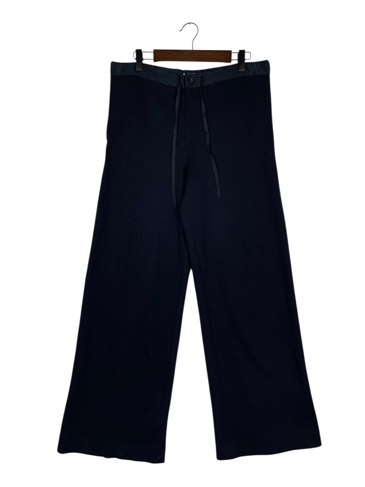 Tsumori Chisato Archive Tsumori Chisato Wool Wide Leg Pants Navy Blue Size 32" / US 10 / IT 46 - 2 Thumbnail