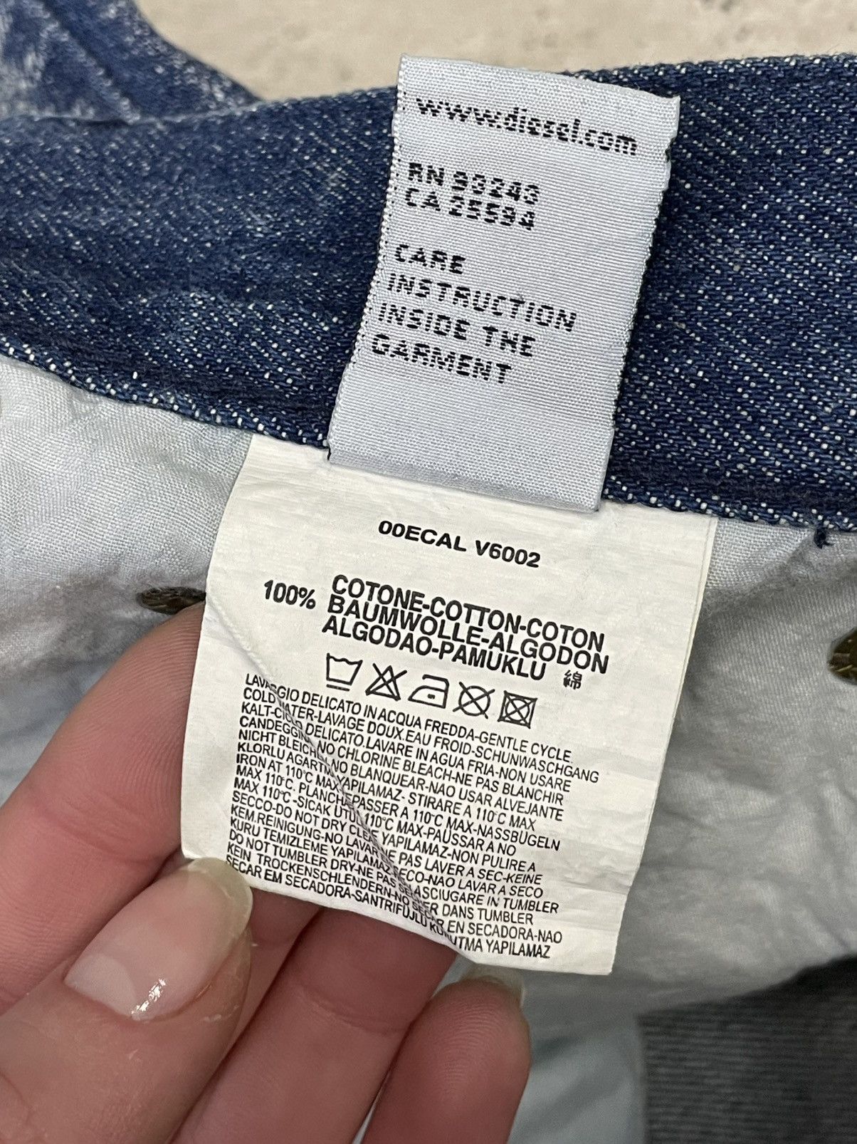 Diesel Diesel regular wide rap pants hype y2k japanese Size US 32 / EU 48 - 9 Thumbnail