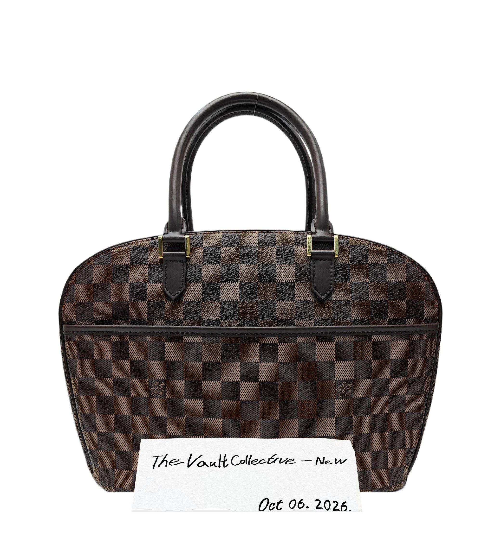 Louis Vuitton LOUIS VUITTON SARRIA HORIZONTAL brown coated canvas checkerboard handbag gold ha Size ONE SIZE - 1 Thumbnail