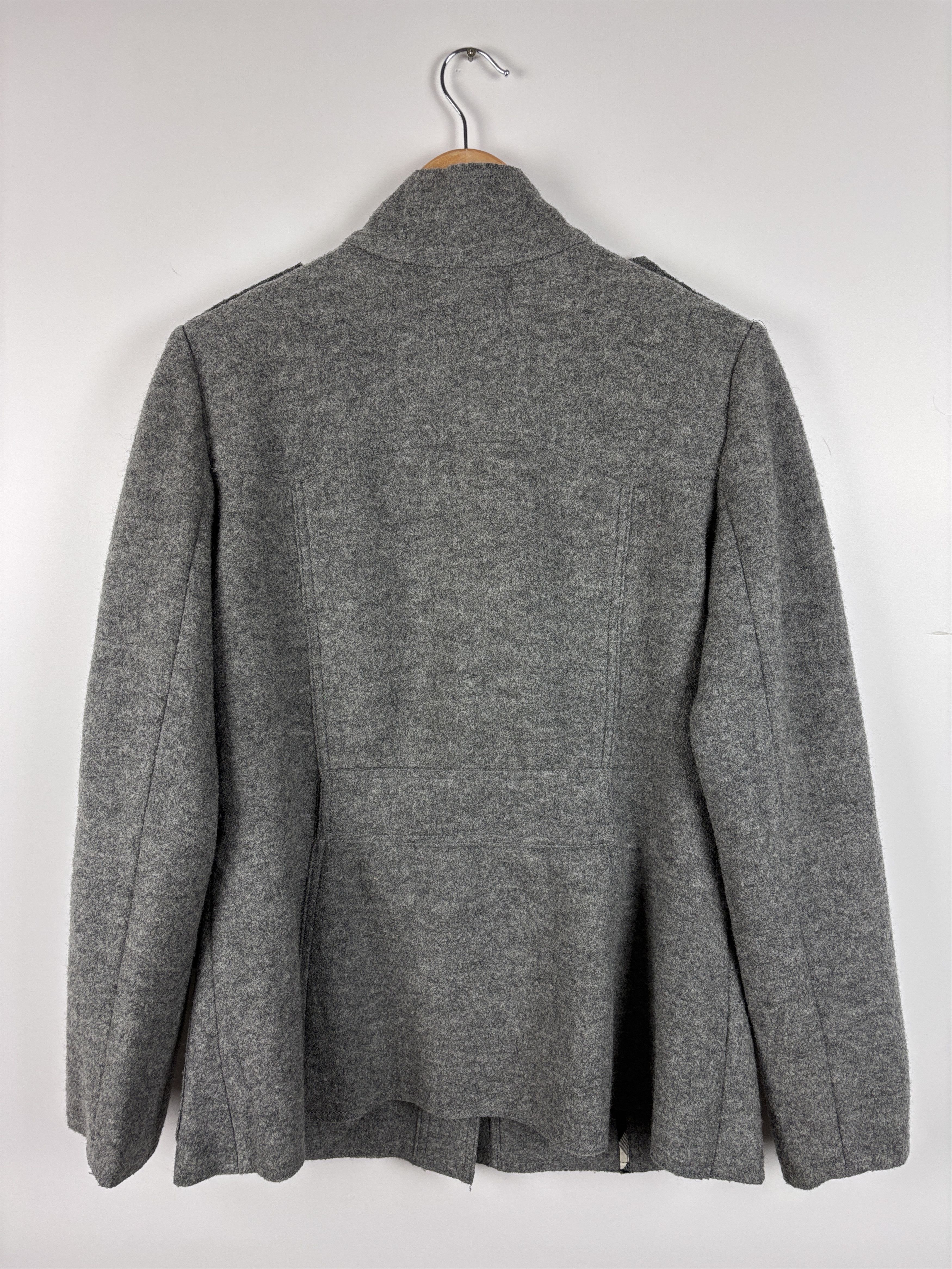 Burberry × Vintage Burberry London Wool Military Style Pea Coat Jacket Size 44 Size M / US 6-8 / IT 42-44 - 4 Thumbnail