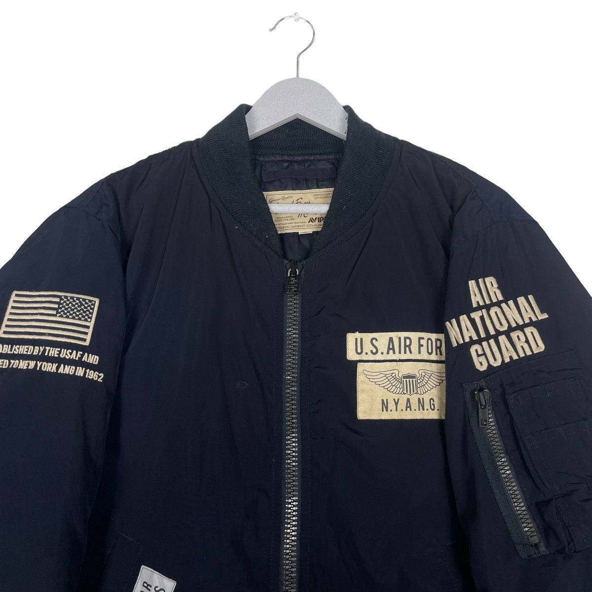 Avirex 💥AVIREX US FORCE FULL PATCH RIOT BOMBER Size US XL / EU 56 / 4 - 3 Thumbnail