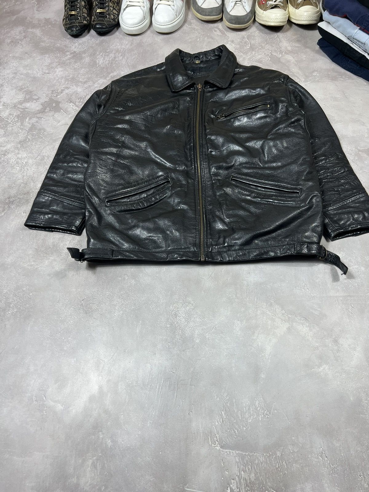 Vintage Vintage Y2k Leather Jacket Size US S / EU 44-46 / 1 - 2 Thumbnail