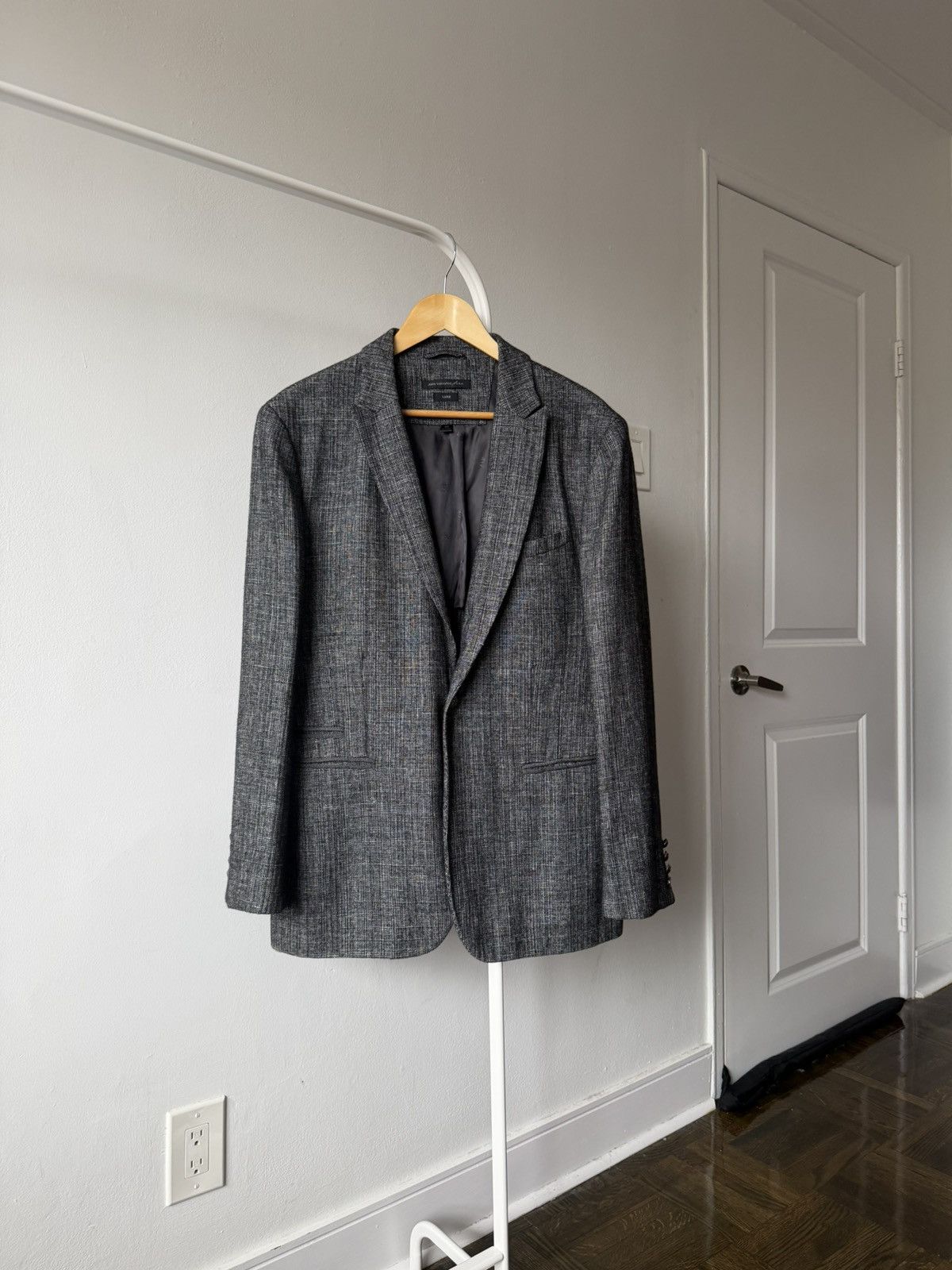 John Varvatos John Varvatos USA Luxe Blazer 42R Gray Sport Coat Jacket Size US L / EU 52-54 / 3 - 2 Thumbnail