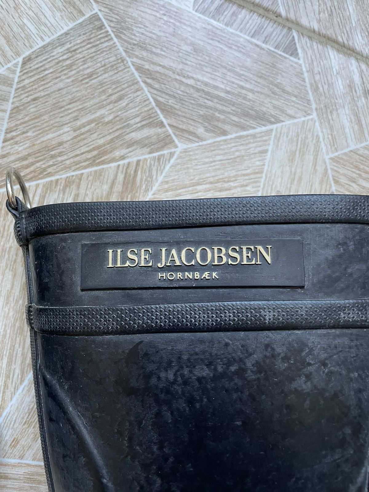 Handmade × Vintage Avant Garde Vintage Ilse Jacobsen HORNBÆK Long Rubber Boot Size US 8 / EU 41 - 4 Thumbnail