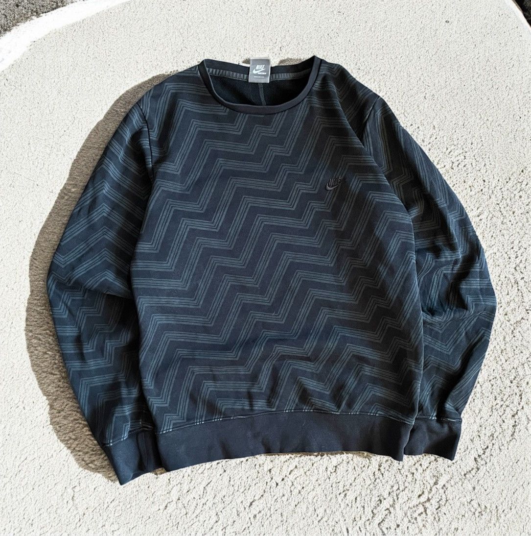 Nike × Vintage Vintage Nike Sweatshirt Crewneck faded Mini Swoosh 90s Size US S / EU 44-46 / 1 - 1 Thumbnail