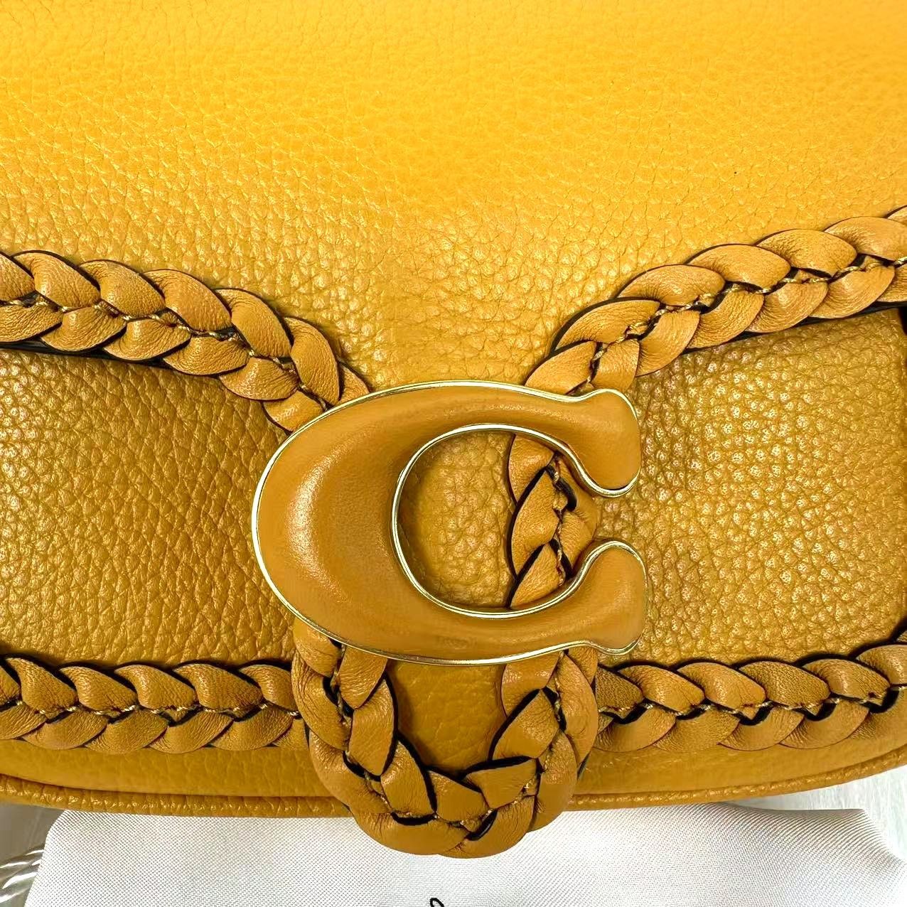 Coach Coach Tabby Leather xbody Messenger 19 Braid Buttercup NWT Size ONE SIZE - 12 Thumbnail