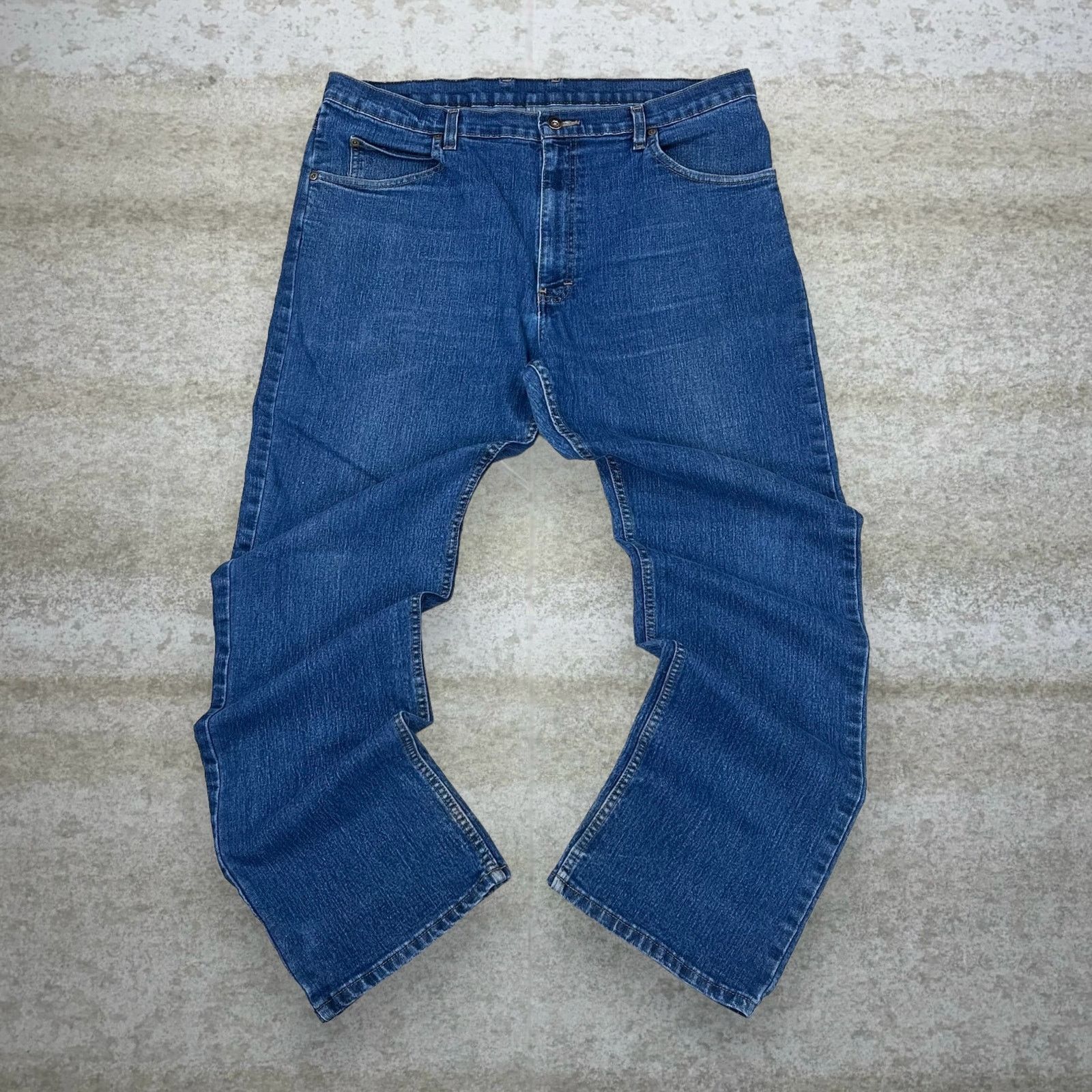 Dickies Vintage 90s Dickies Jeans 38x32 Relaxed Dark Wash Work Wear Size US 38 / EU 54 - 2 Thumbnail