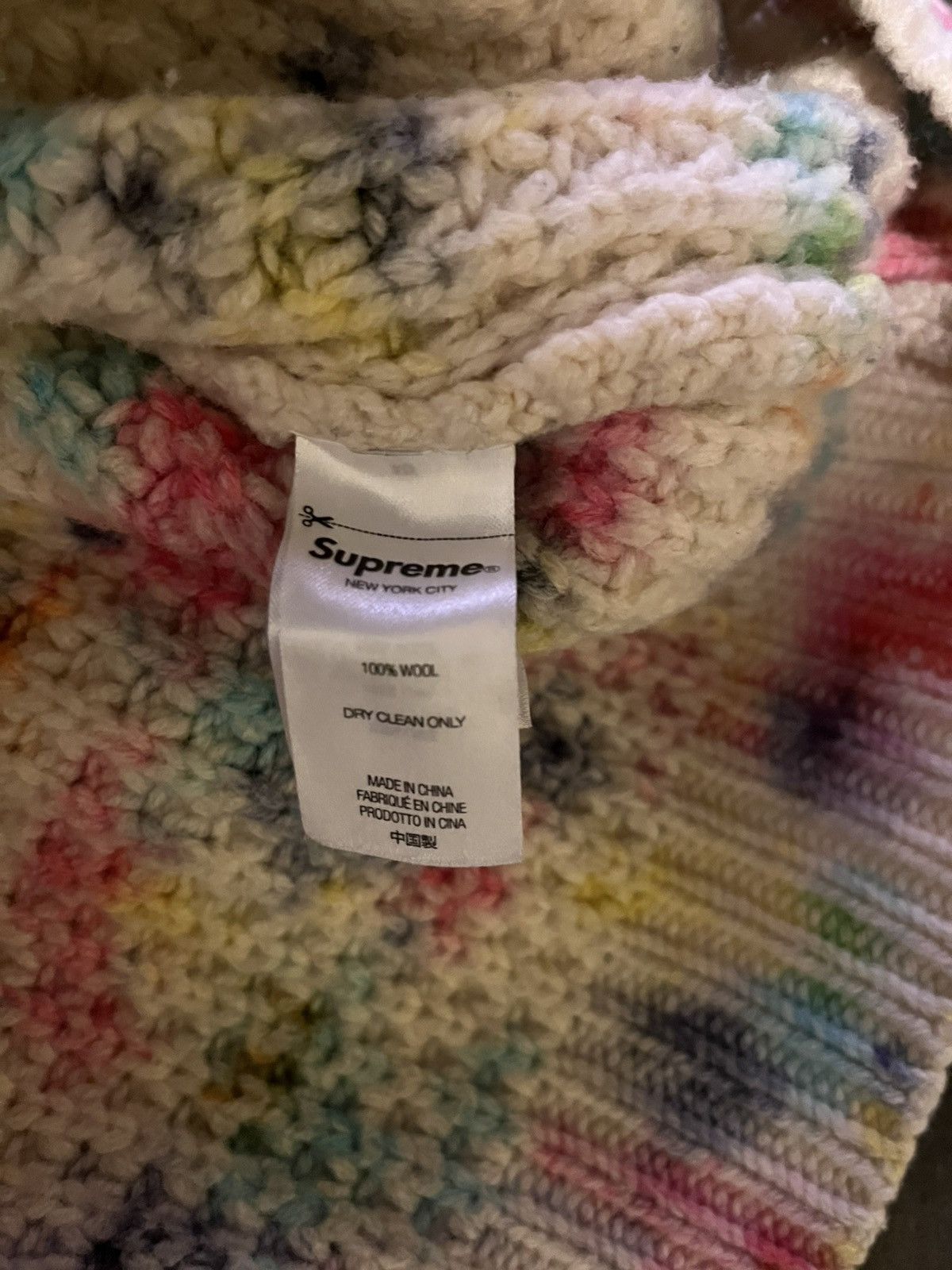 Supreme Supreme Waffle Knit Cardigan Size US L / EU 52-54 / 3 - 5 Thumbnail