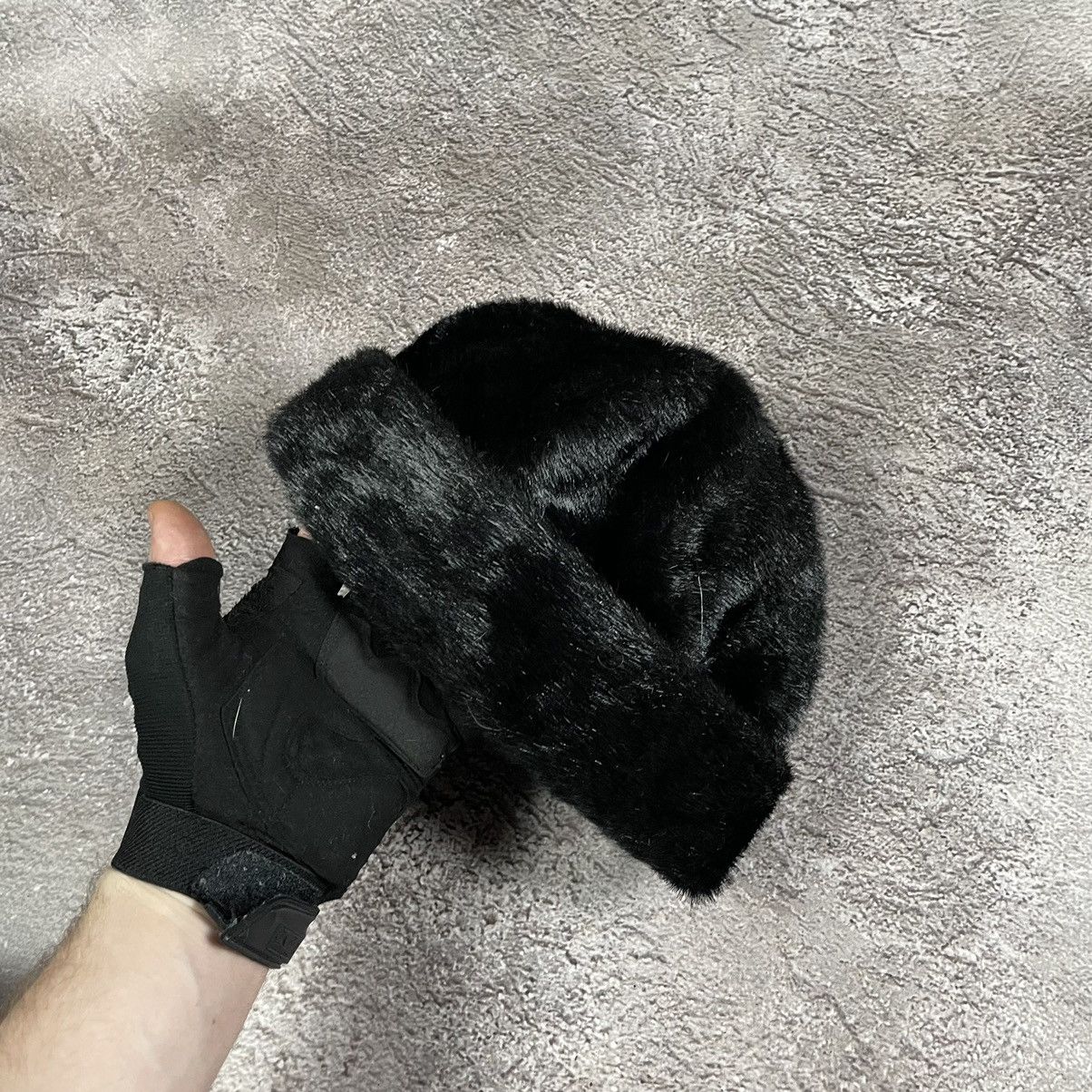 Vintage Vintage 90s Mohair Beanie Black Grunge Alt Skate Relaxed OS Size ONE SIZE - 5 Thumbnail