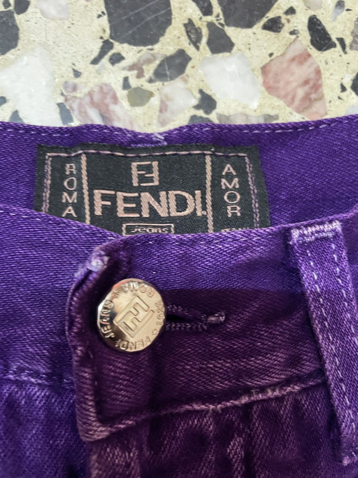Fendi Vintage Fendi Roma Italy Couture Tie dye jeans Collection Size US 30 / EU 46 - 6 Thumbnail