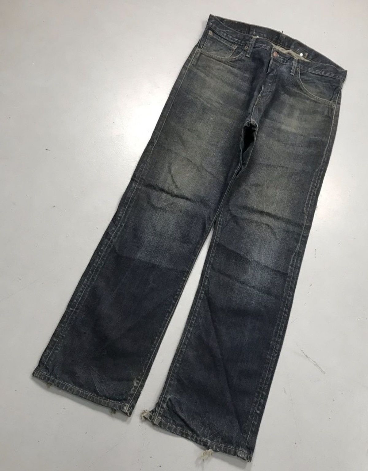 Levi's Vintage Levi’s jeans denim buckle belt Size US 38 / EU 54 - 2 Thumbnail