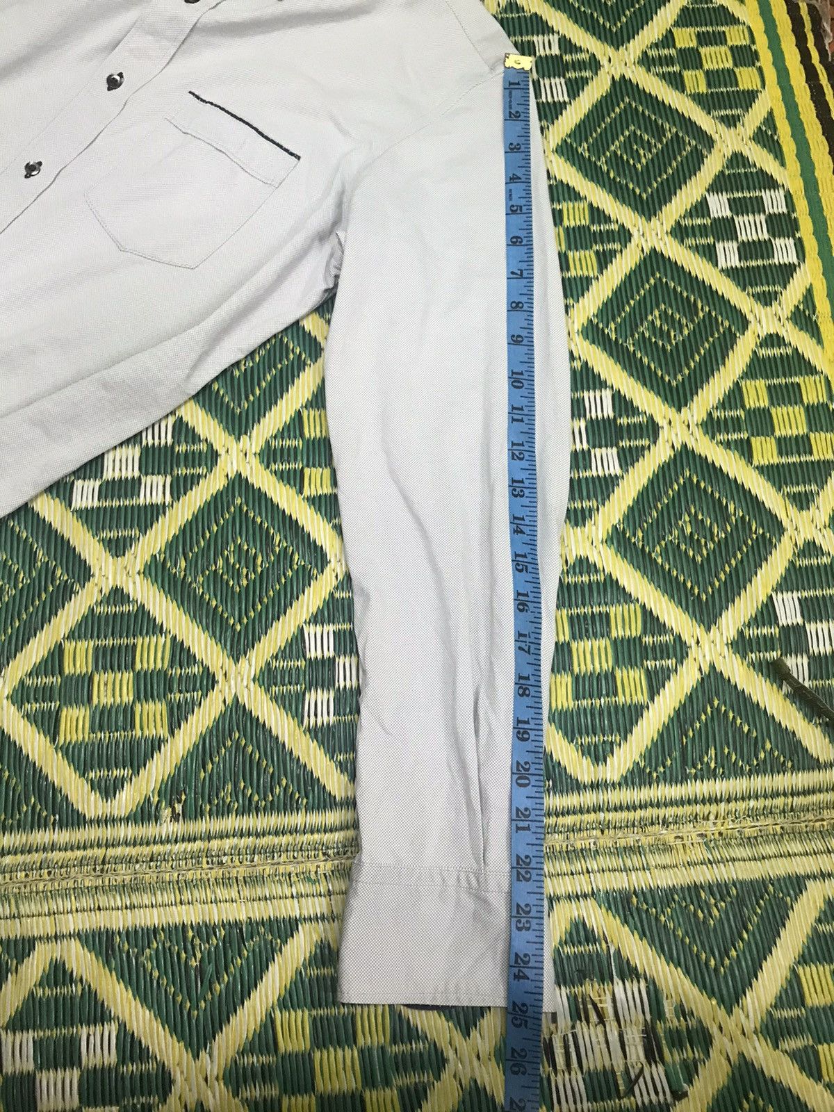 Designer × Lanvin × Vintage LANVIN Classique Shirt Gray Cotton Men's Button Up Size 50 Size US L / EU 52-54 / 3 - 12 Thumbnail