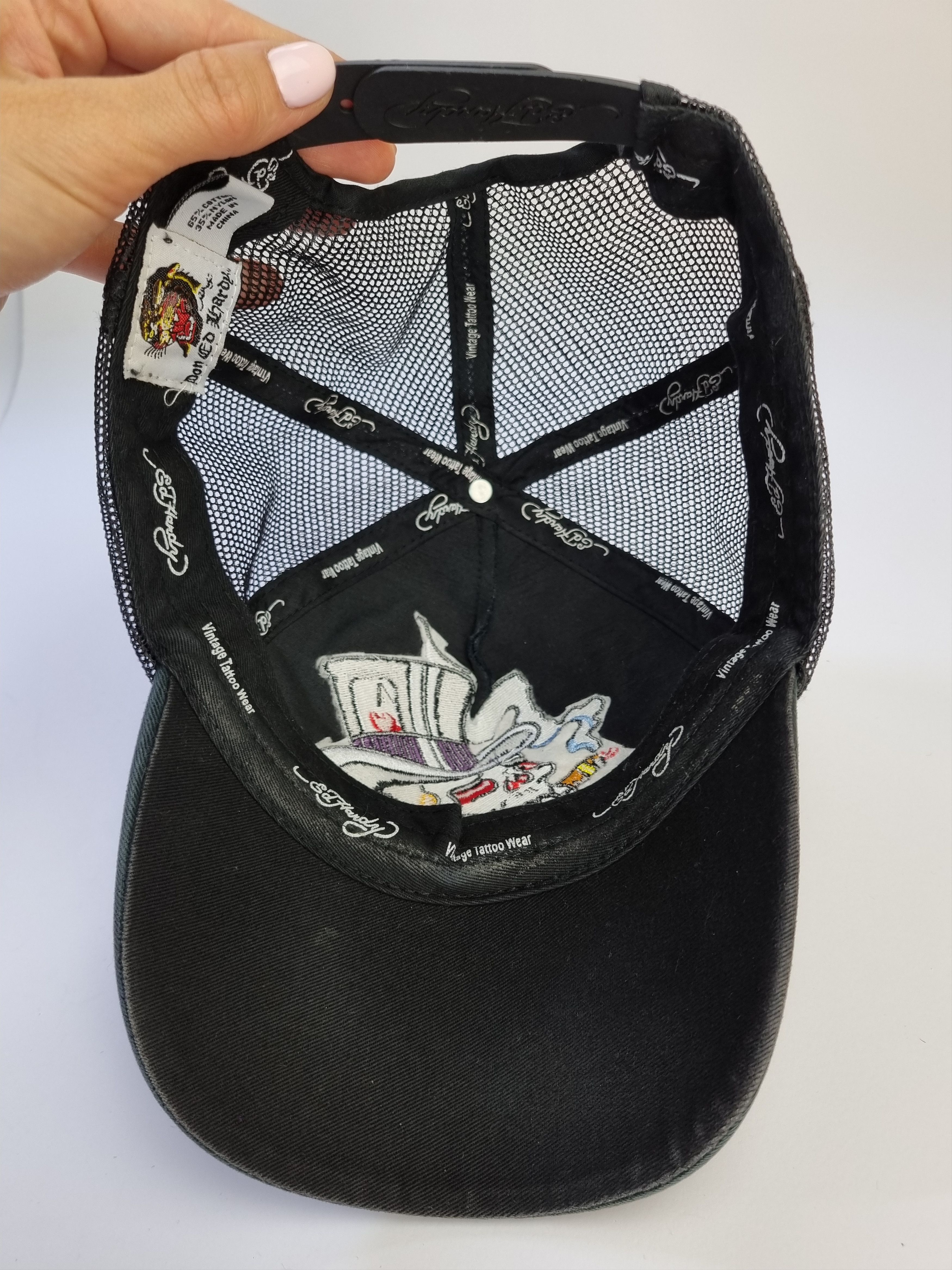 Christian Audigier × Ed Hardy Ed Hardy Embroidered Amazing Skull Artistic Comic Design Cap Size ONE SIZE - 10 Thumbnail
