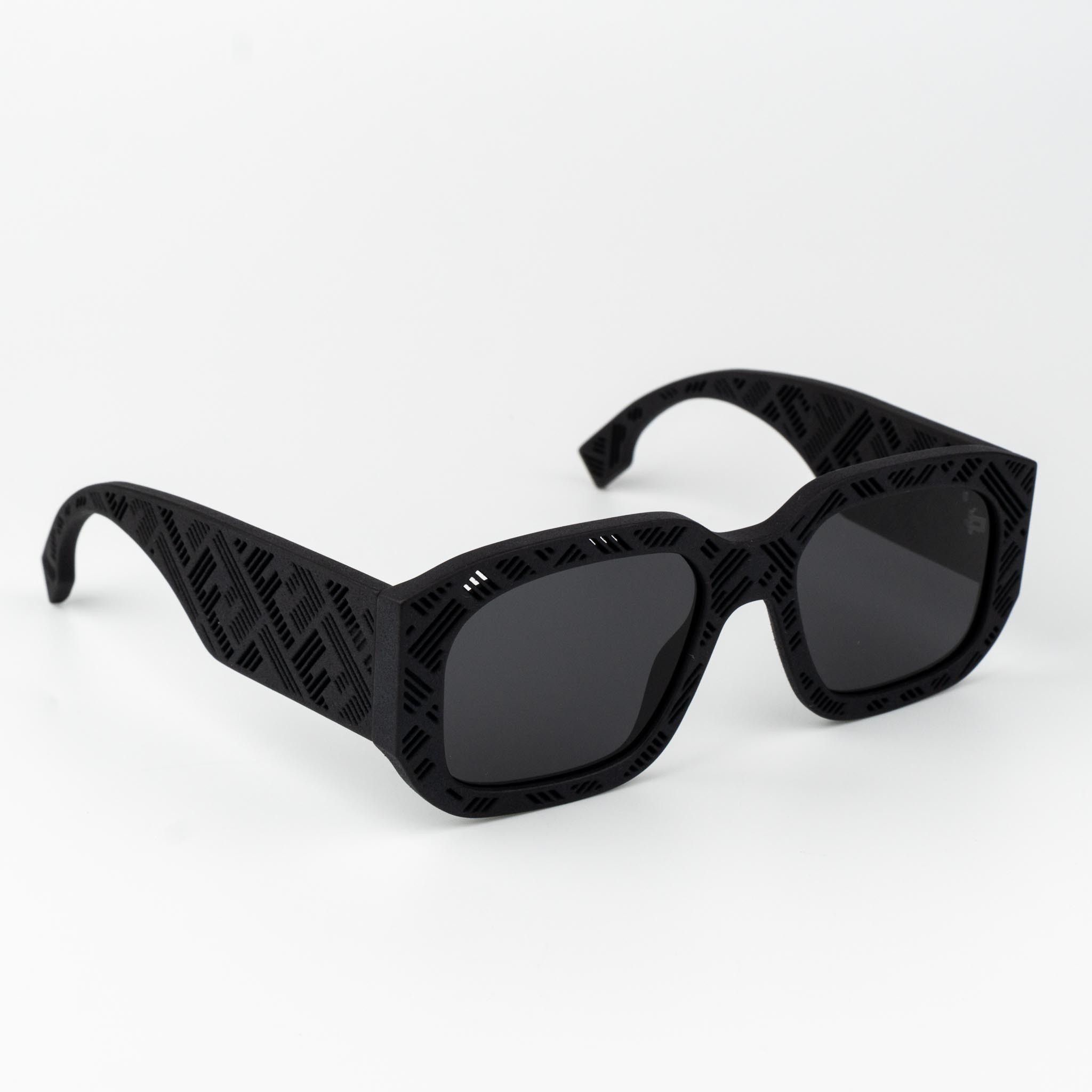 Fendi Fendi SHADOW Men Sunglasses Geometric Matte FE40113I 02A Size ONE SIZE - 3 Thumbnail