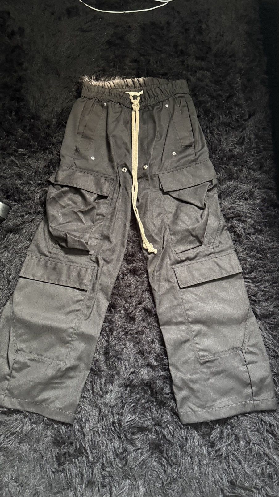 MNML mnml black baggy cargo pants Size US 30 / EU 46 - 1 Thumbnail