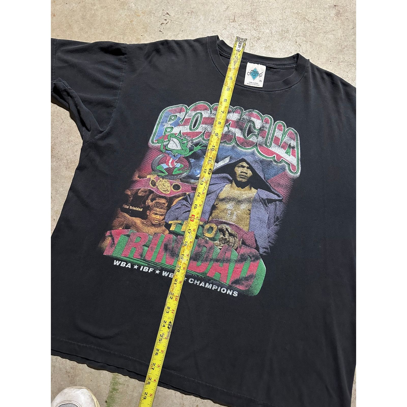Rap Tees × Vintage Vintage Felix Trinidad Boxing Champion 90s Rap T Shirt XL Size US XL / EU 56 / 4 - 5 Thumbnail