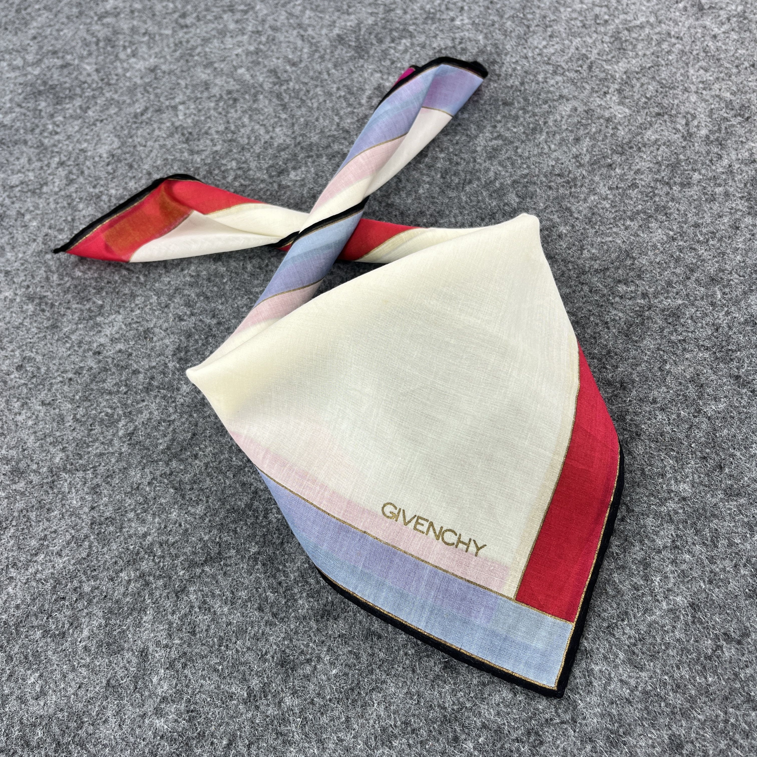 Vintage Givenchy Handkerchief / Bandana / Neckerchief B444 Size ONE SIZE - 5 Thumbnail