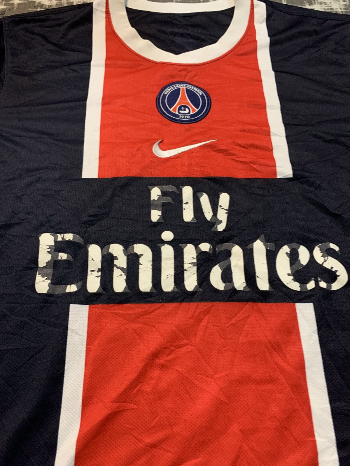 Nike PSG PARIS SAINT-GERMAIN 2011 2012 HOME JERSEY Size US L / EU 52-54 / 3 - 2 Thumbnail