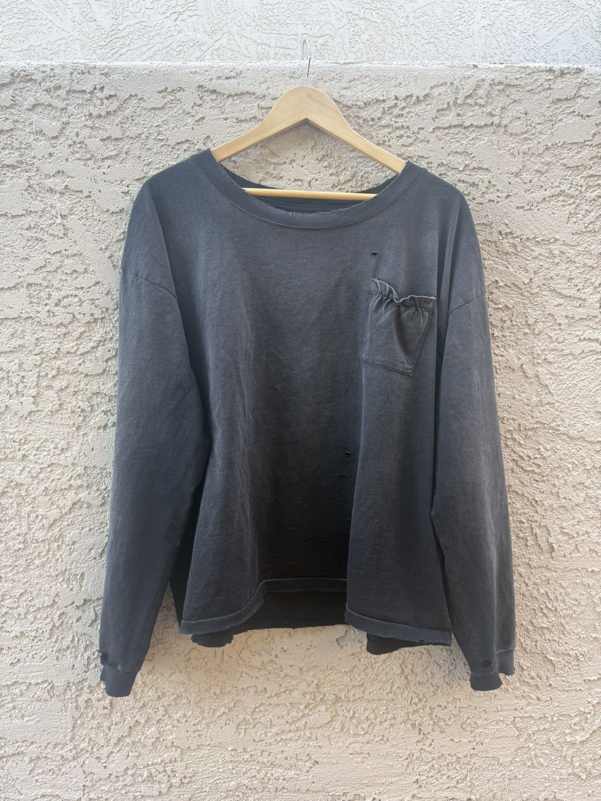 Other UNDS online "Bagged Long-sleeve T" Distressed & Sunfaded Size US XL / EU 56 / 4 - 1 Thumbnail