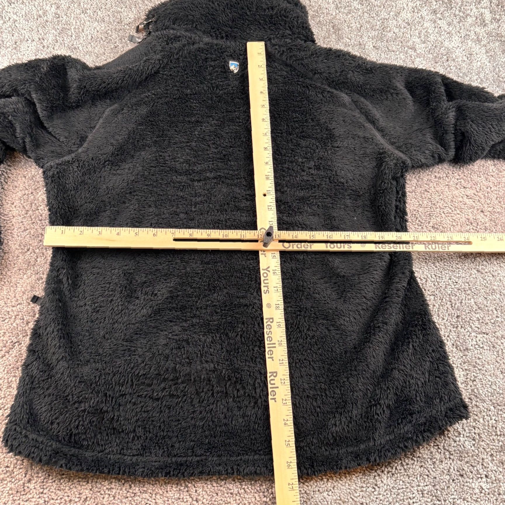 Vintage Kuhl Flight Jacket Women XL Black Zip Sherpa Fleece Hood Cozy Stowaway Gorp Size XL / US 12-14 / IT 48-50 - 5 Thumbnail
