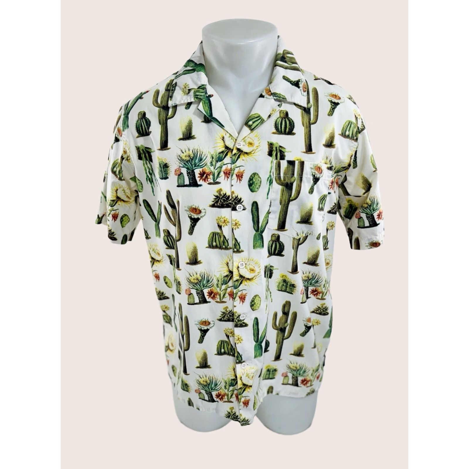 Brixton BRIXTON Cactus Desert Western Southwestern Mens M Shirt Multicolor EXCELLENT Size US M / EU 48-50 / 2 - 1 Thumbnail